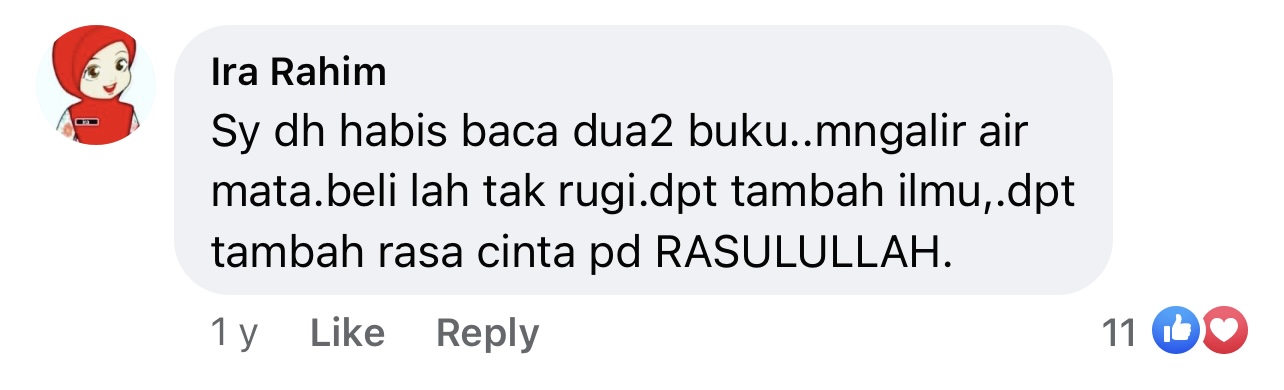 "Habis baca 2 buku, Mengalir air mata"